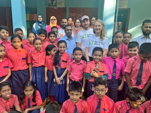Supporting image for story: Welshpool business is on a mission to help schools in Bangladesh