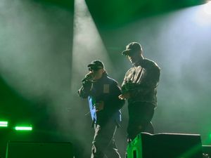 Supporting image for story: Kneecap address Trump state visit during rousing gig at Wembley Arena