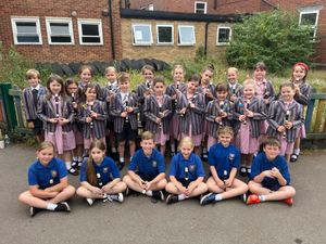 Delighted with their music success Holy Trinity School and Sixth Form students.