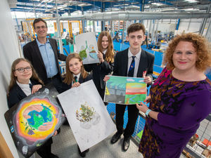 Supporting image for story: Student art is breath of fresh air for Telford firm Filtermist on Clean Air Day