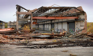 Demolition work has begun