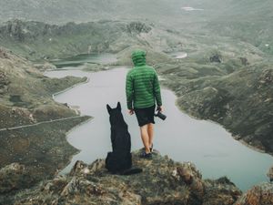 Supporting image for story: A Newport man's adventures with his beloved dog Zeus
