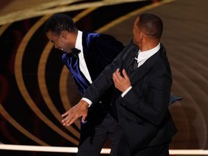 Supporting image for story: Hollywood reacts with shock after Will Smith hits Chris Rock at Oscars