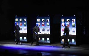 Blue Man Group at Birmingham's ICC. Pic: Jas Sansi