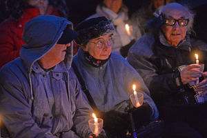 Severn Hospice, Bicton Heath, Shrewsbury, Lights of Love ceremony for around 1,000 people to remember loved ones..