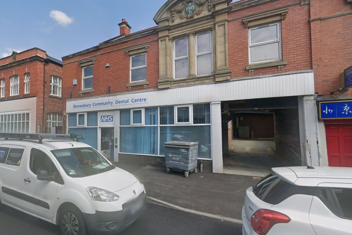 Firefighters called to fire in stairwell at Shrewsbury dentists