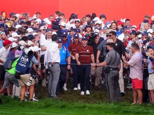 Supporting image for story: Rory McIlroy and Tommy Fleetwood continue to lead European charge at Ryder Cup