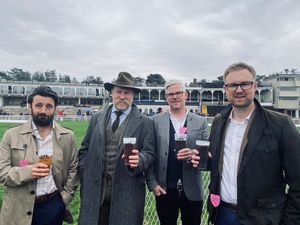 The team from Ludlow Distillery, based nearby at Bromfield.
