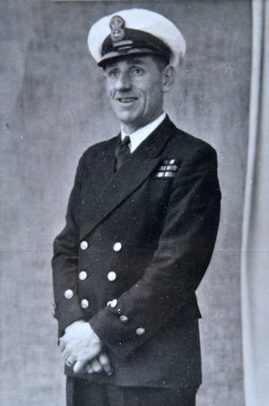 Graham Watson's dad, Chief Petty Officer Harry Whitfield Watson