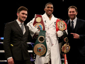Supporting image for story: Champion Joshua helps KO cancer