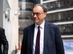 Andrew Bailey smiling