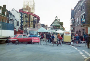 There was a helter skelter for the youngsters