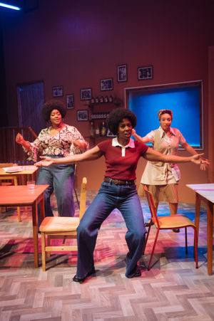 BLACK POWER DESK by Urielle Klein-Mekongo at the Patrick Centre at Birmingham Hippodrome