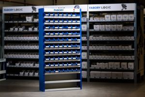 A weight scale cabinet from leader in fasteners and industrial supplies Fabory, which will exhibit at LAMMA 2026 