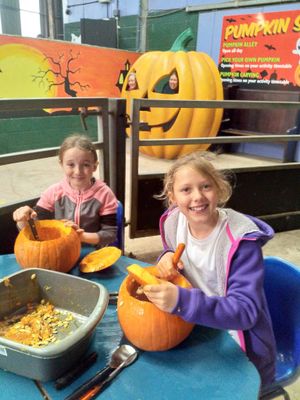 Leave the mess of pumpkin carving at Park Hall