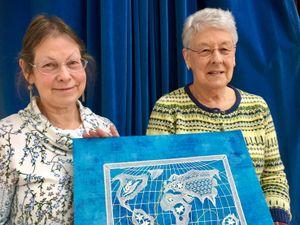Supporting image for story: Lacemakers celebrate 40 years in Shrewsbury 