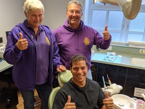 Supporting image for story: Newport dentist's kind donation to support good causes in town