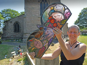 Supporting image for story: Halesowen stained glass artist brings church window back to life