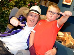 Supporting image for story: Merry Christmas everybody! Slade star Dave Hill launches festivities at IKEA Wednesbury