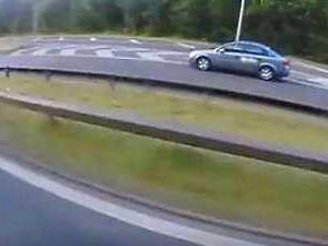 Supporting image for story: Taxi driver captured allegedly driving the wrong way down a road faces licence assessment