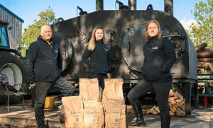 It's a family business - Kevin Fryer with his daughter Fran Fryer-Smith and partner Charlotte Smith