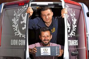 Mitch Gobsill from Lion Containers with Max