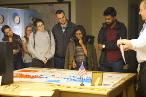 An interactive Cuban Missile Crisis strategy game.