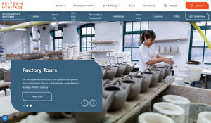 New Re-Form Heritage website by creative and digital agency Harrison Carloss