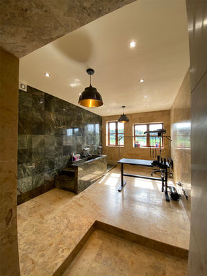 Inside the new grooming facility at K9 Anytime