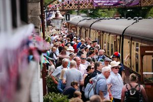Crowds at SVR's jubilee weekend