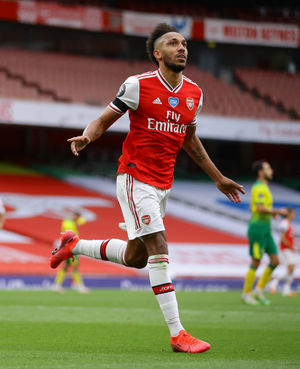 Arsenal's Pierre-Emerick Aubameyang
