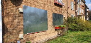 The windows of the flat on Bournebrook Crescent were sealed off days after the two bodies were found