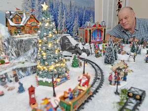 Supporting image for story: It's beginning to look a LOT like Christmas in John's front room