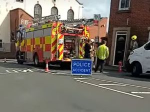 Supporting image for story: Fire breaks out at an electricity sub station in Lower Gornal