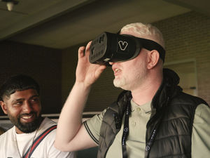 Supporting image for story: Edgbaston becomes first cricket stadium in the world to trial new assistive technology, supporting visually impaired fans