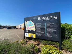 Supporting image for story: Staffordshire industrial estate full as red carpet rolled out for flooring firm
