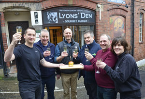 Adam Lyons, John Pitcher, Rob Cunningham, Peter Rowlands, Rob Swift and June Turner