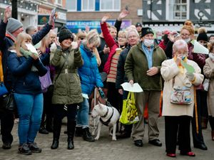 Supporting image for story: Sea shanty performance gives morale boost to Wrekin Rowers during Atlantic crossing