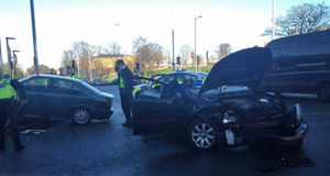 Wolverhampton Fire Station (@Wton_fire) tweeted these images of the aftermath of the crash