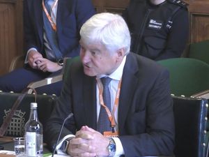 Thames Water chairman Sir Adrian Montague appearing before the Environment, Food and Rural Affairs Select Committee