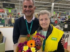 Supporting image for story: Former Asda supervisor who worked for supermarket for 30 years jumps back behind the till aged 84