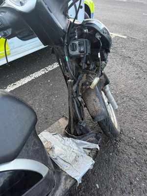 The bike seized by police. Picture: Telford & Wrekin Police