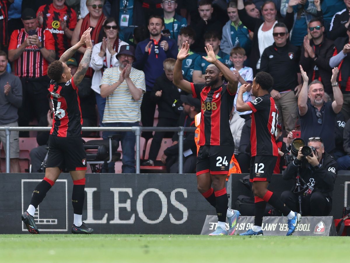 Antoine Semenyo at the double as Bournemouth finish with win over Leicester