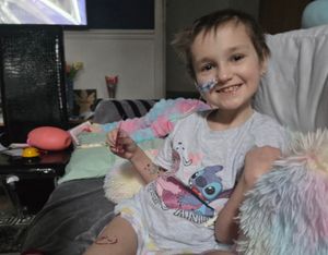 Amelia Kolpa has been fighting Neuroblastoma since she was two years old