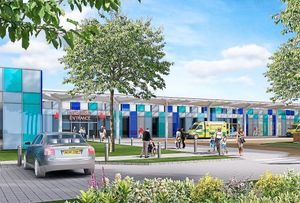 This artist’s impression shows how a new emergency unit at the Royal Shrewsbury Hospital could look as plans go ahead