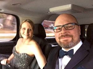Glamour – Andrew on his way to the Oscar's ceremony