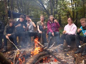 Supporting image for story: National Lottery millionaires welcome Sea Scouts to their private woodland