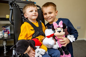 Archie with brother Ashley 