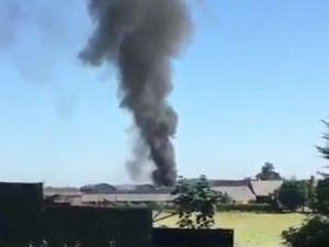Supporting image for story: Asbestos alert as barn gutted in Oswestry farm blaze