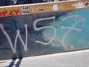 Supporting image for story: Los idiotas: Anger as Burntwood tourists deface Tenerife viewing platform